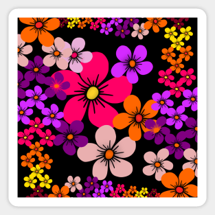 flower pattern blooming blossoms floral garden bloom Sticker